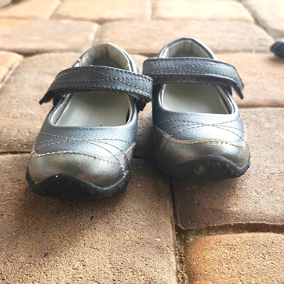 Pediped Bianca Flex Shoes for Walkers in Silver EU 22 - Picture 3 of 7